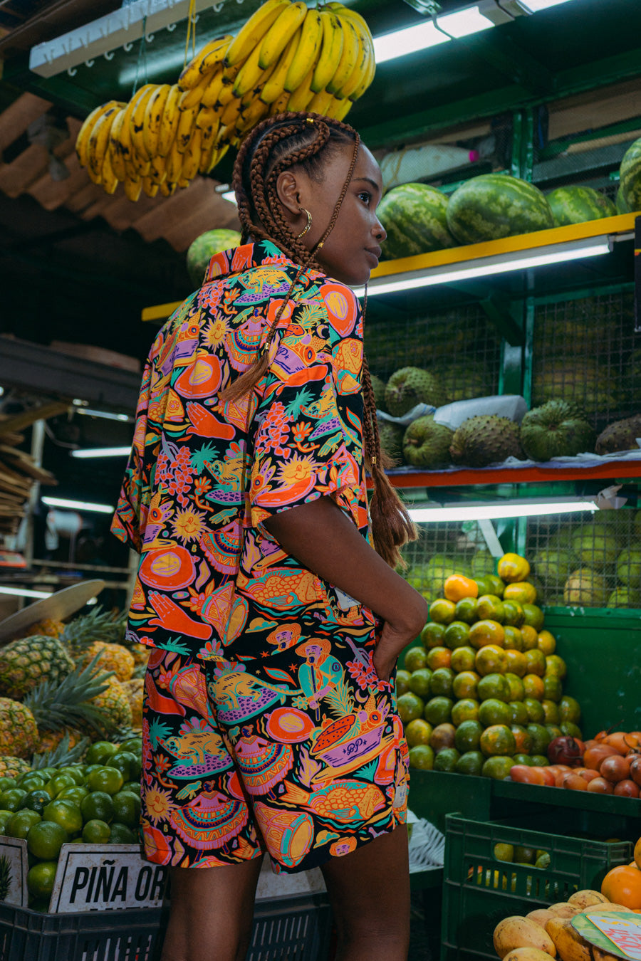 Short Unisex Joyas 2 Frutica Del Caribe (Rayón)