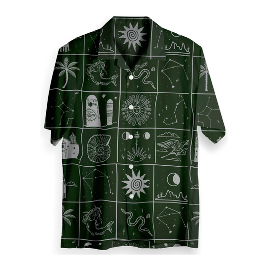 Planetario X Bohío. Verde oscuro (Camisa unisex)