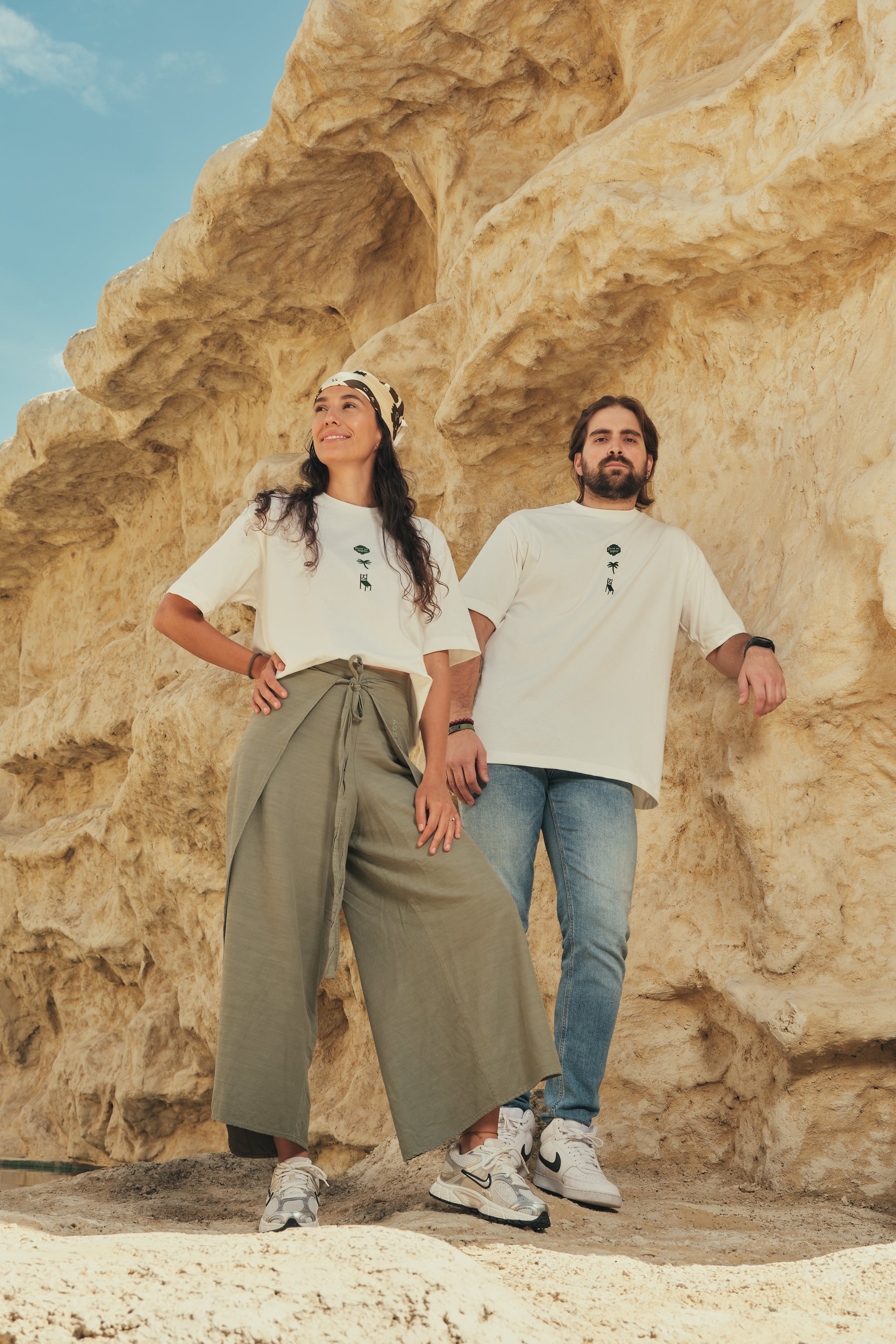 Camiseta Media Oversize Gente Del Tropico Crudo (250 grs)