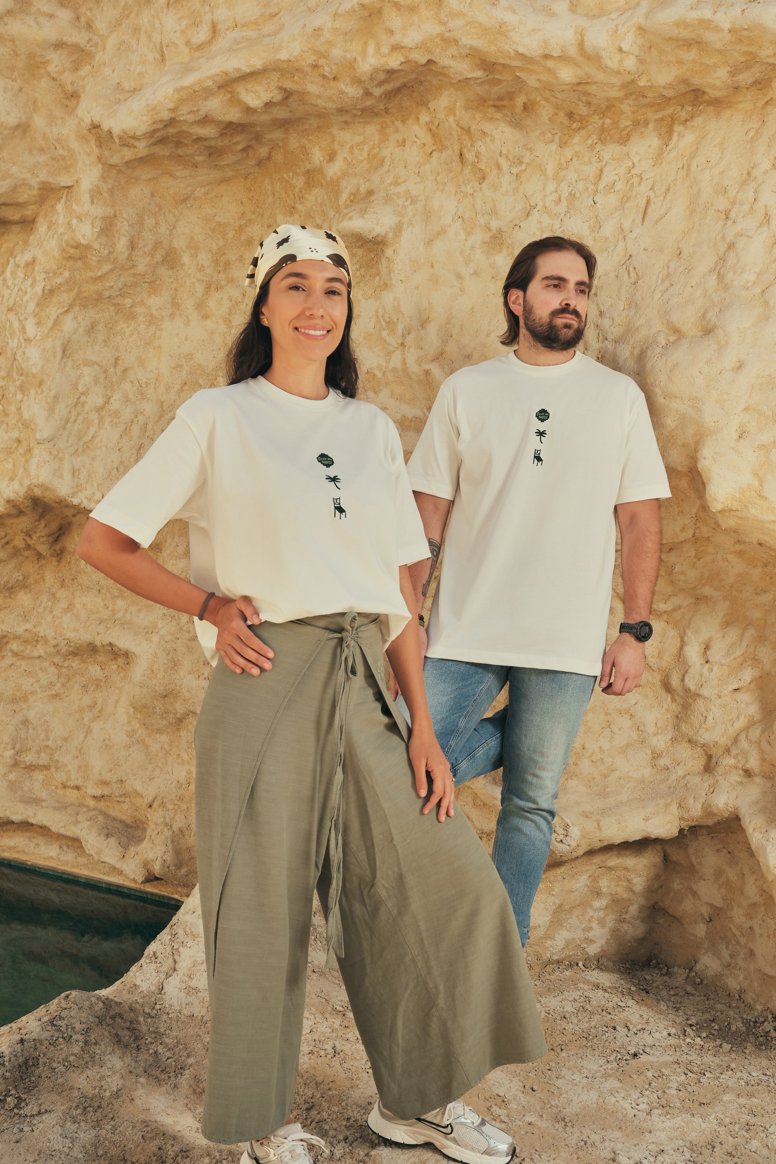 Camiseta Media Oversize Gente Del Tropico Crudo (250 grs)