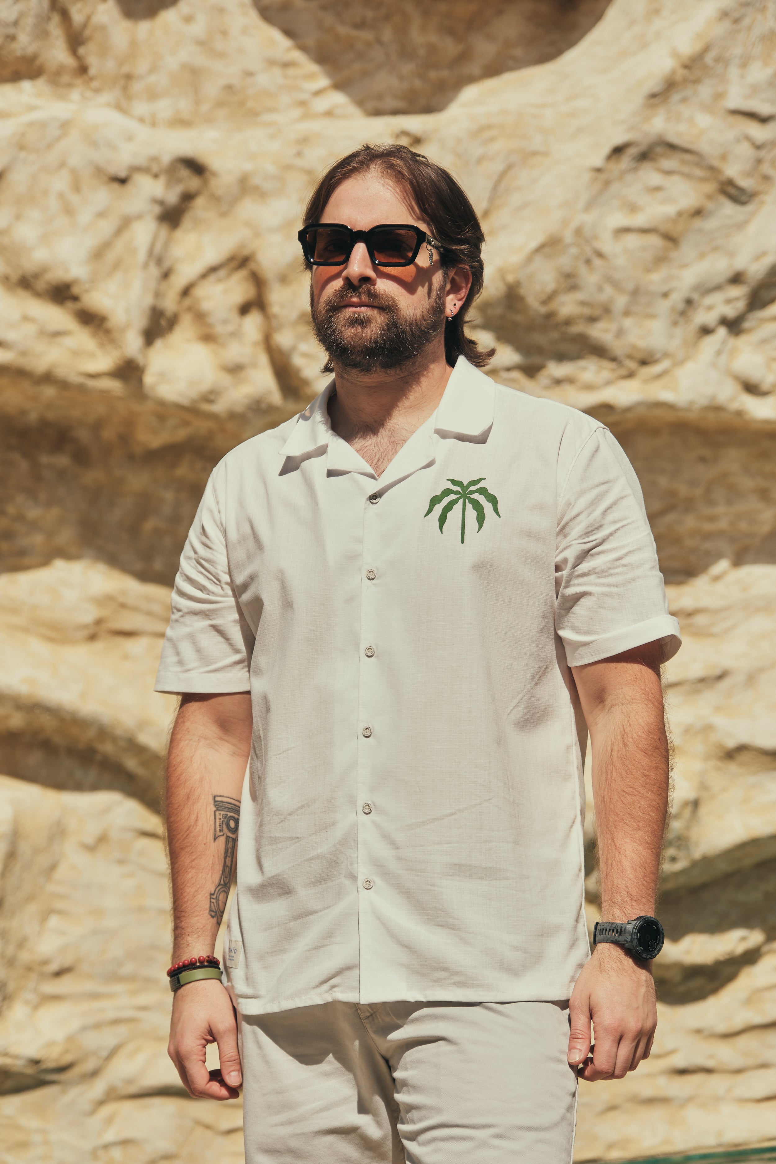 Camisa Hombre Gente Del Trópico Crudo (Algodón 100%)