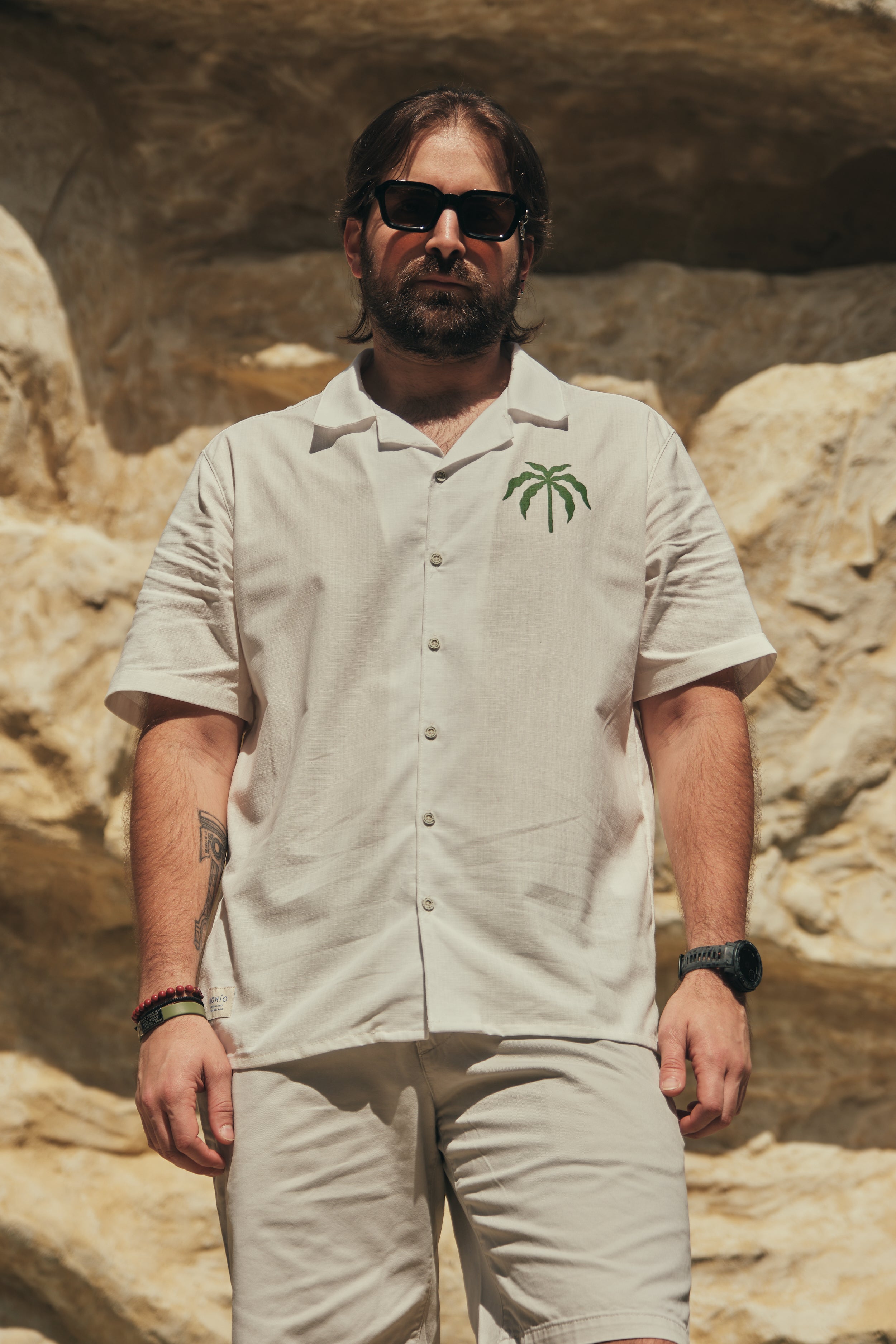 Camisa Hombre Gente Del Trópico Crudo (Algodón 100%)