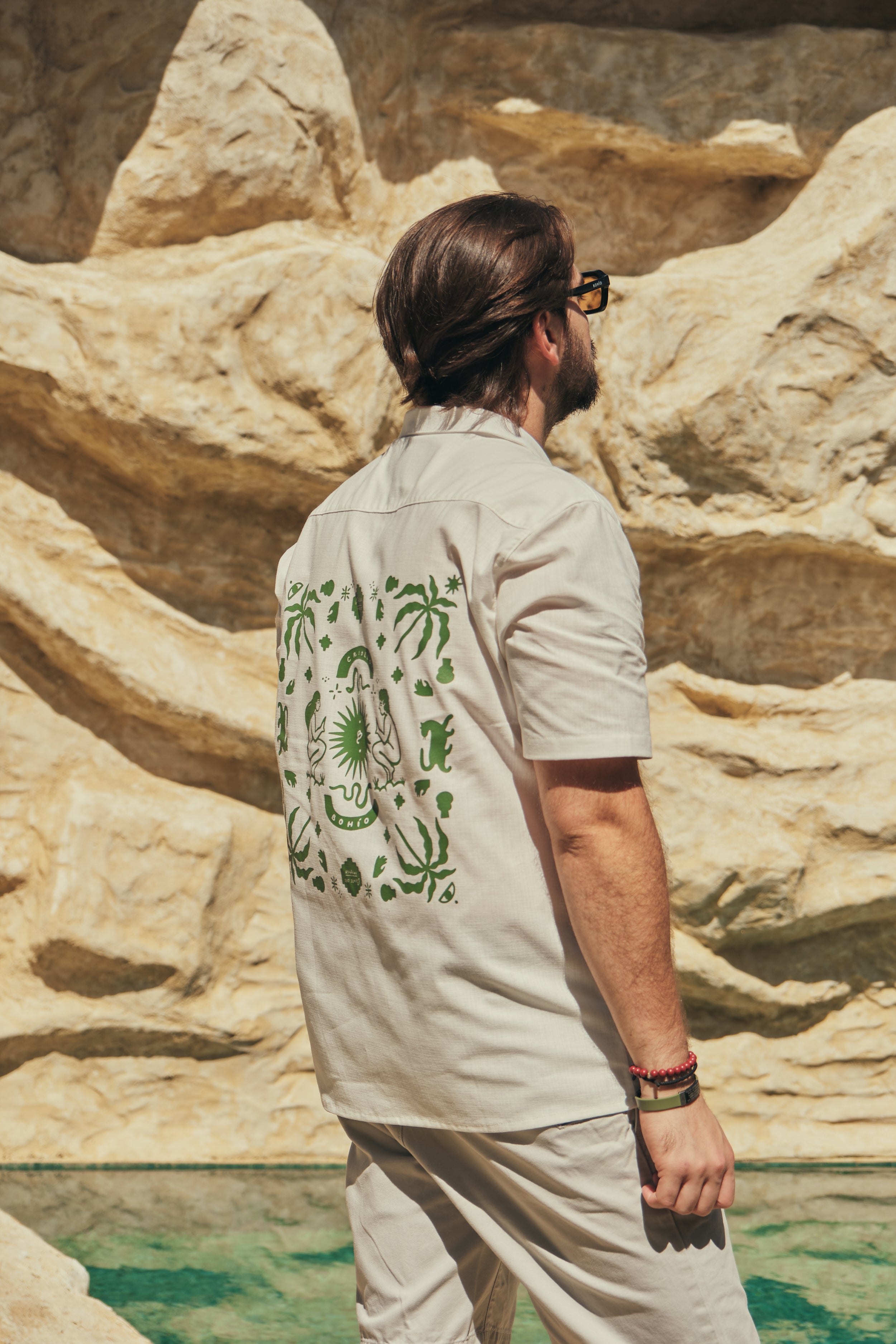 Camisa Hombre Gente Del Trópico Crudo (Algodón 100%)