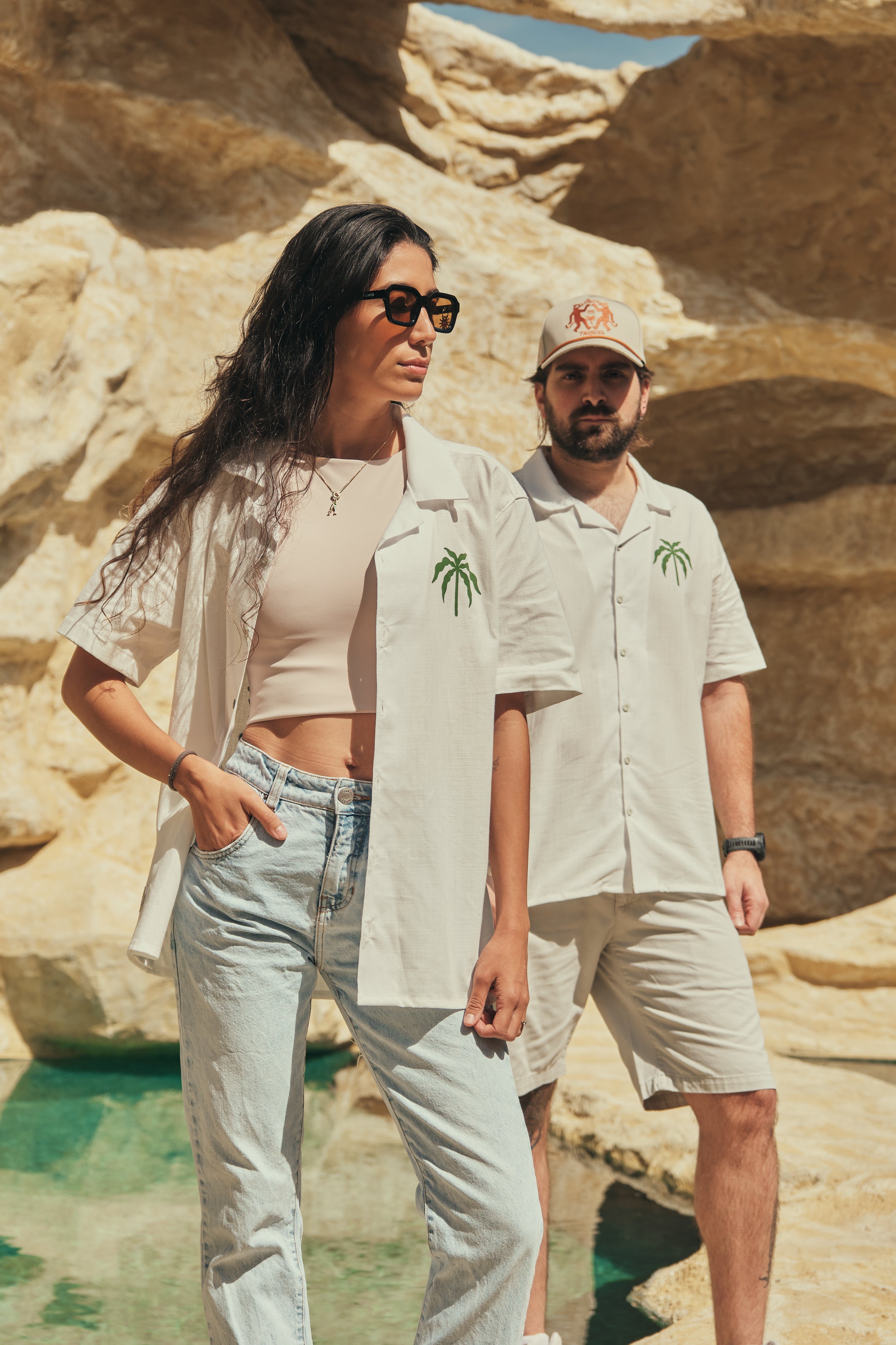 Camisa Hombre Gente Del Trópico Crudo (Algodón 100%)