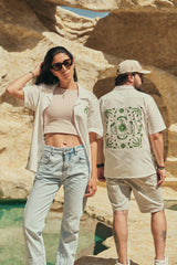 Camisa Hombre Gente Del Trópico Crudo (Algodón 100%)