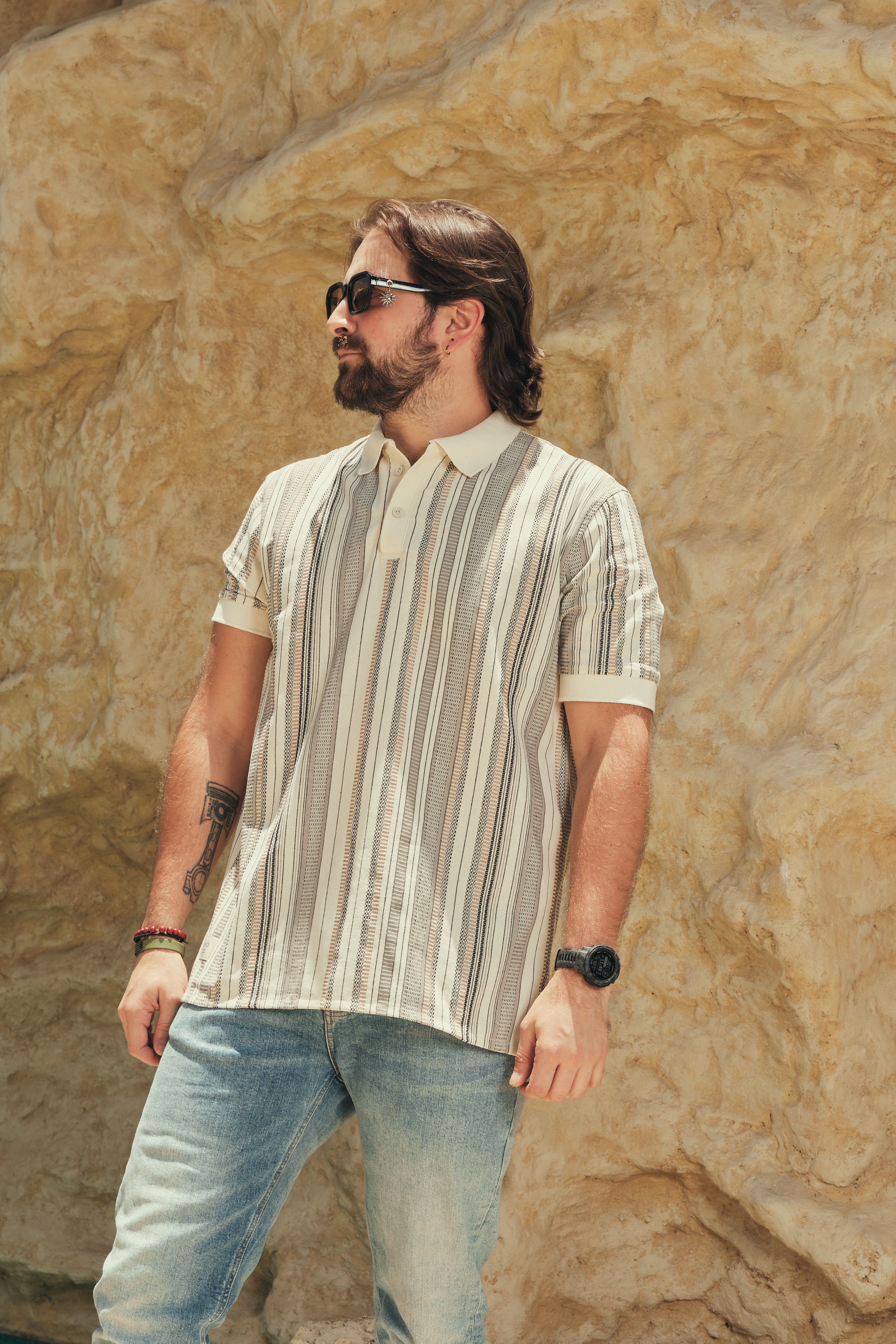 Camisa Polo Masculina Básica Frankie Ruiz (Algodón 100%)