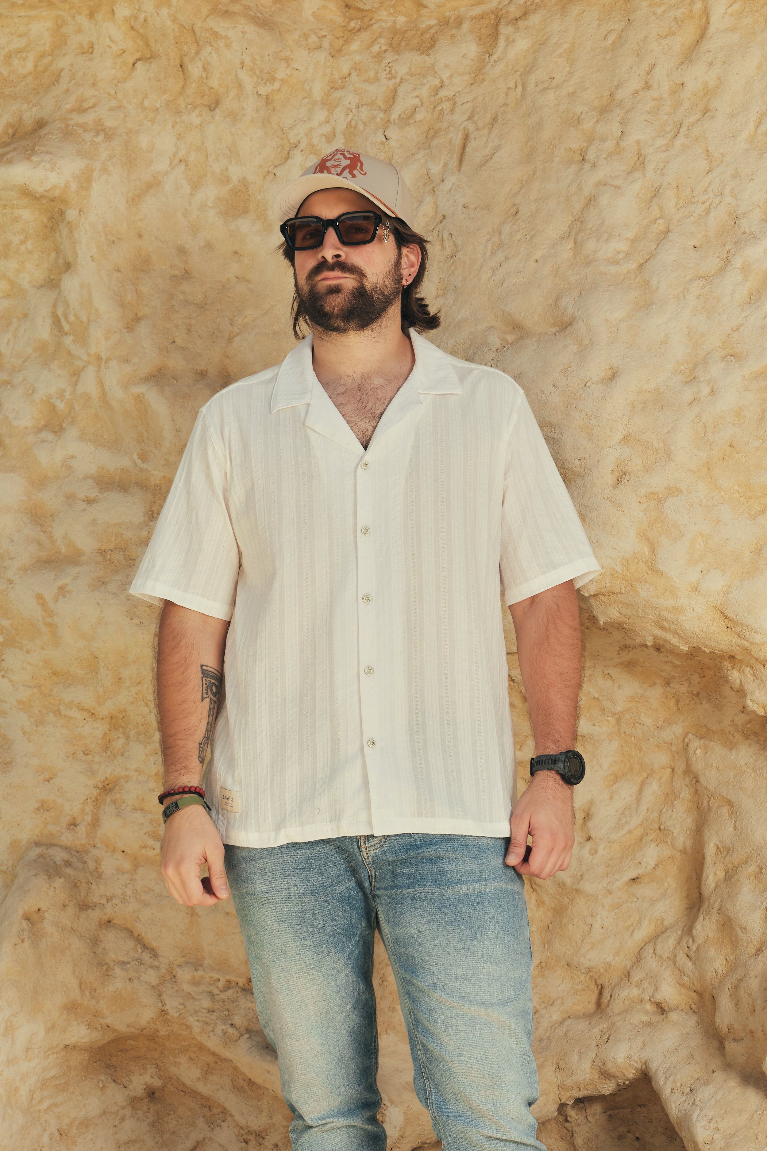 Camisa Masculina Básica Relajo (Algodón 100%)