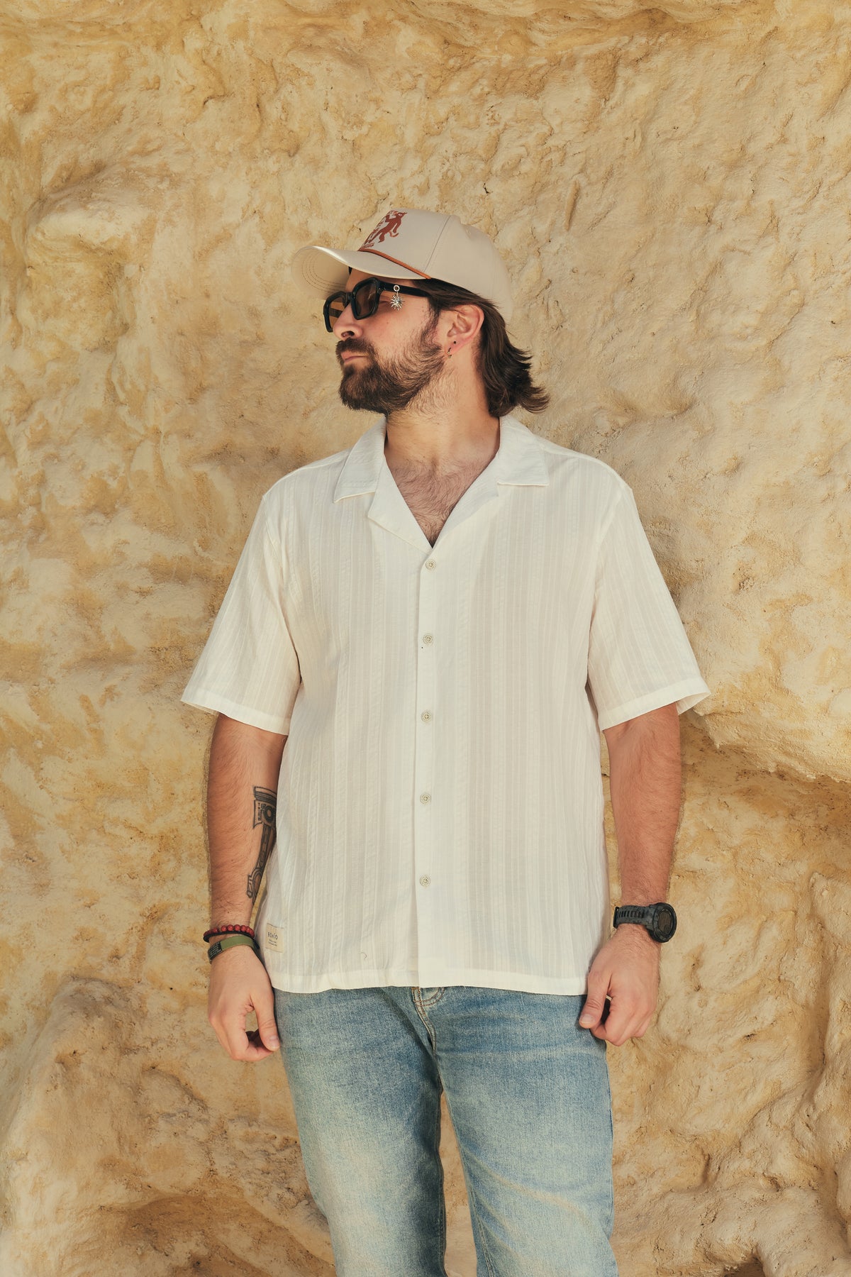 Camisa Masculina Básica Relajo (Algodón 100%)