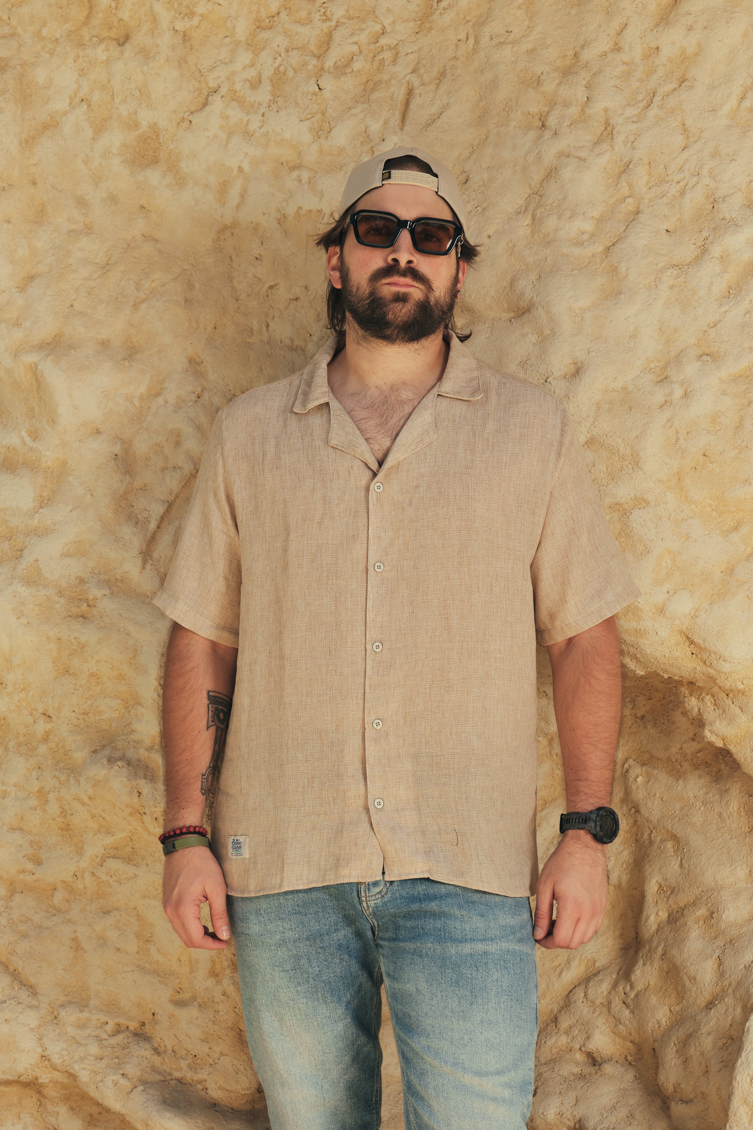 Camisa Masculina Básica Cubana (Pol 100%)