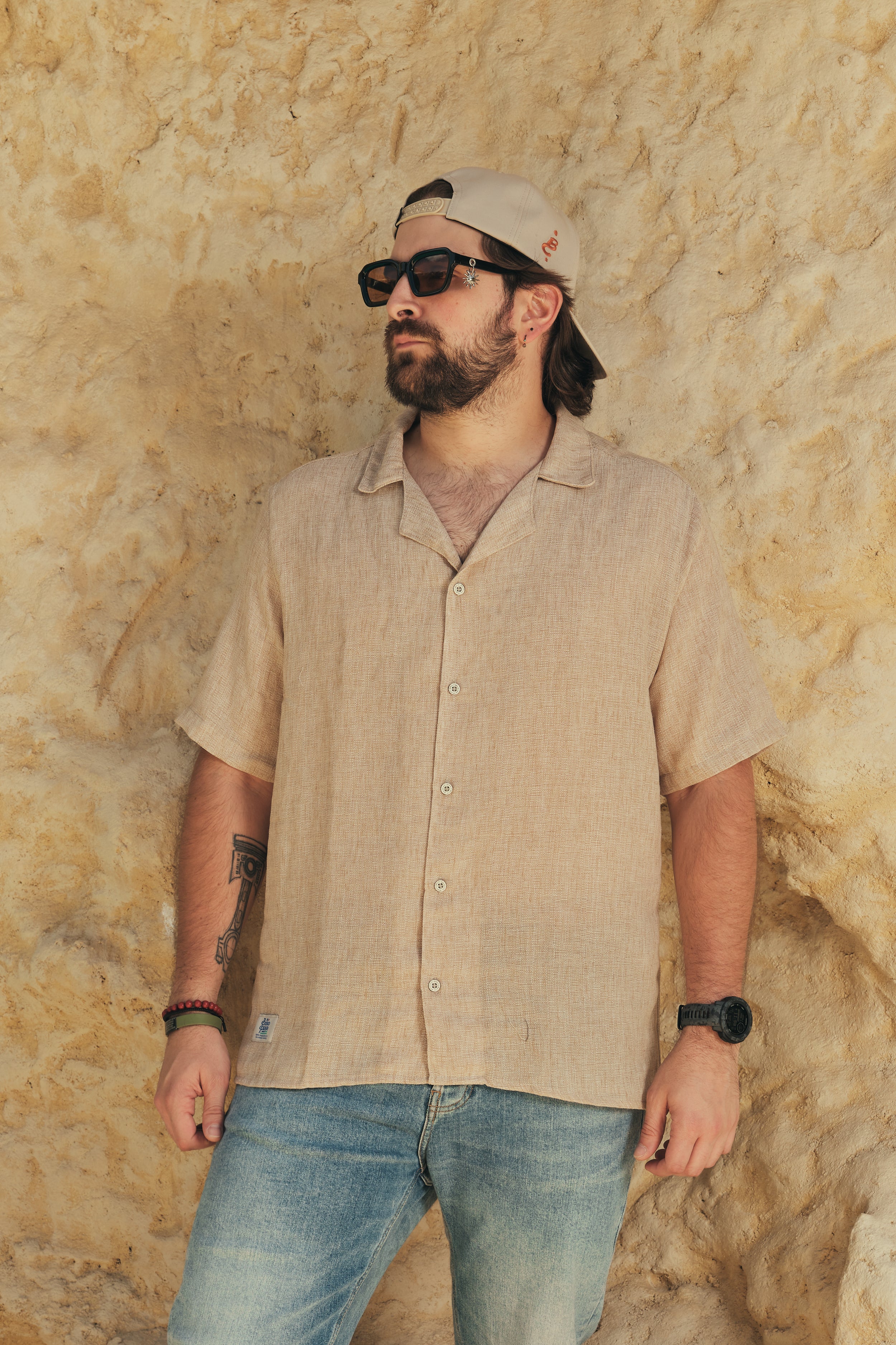 Camisa Masculina Básica Cubana (Pol 100%)