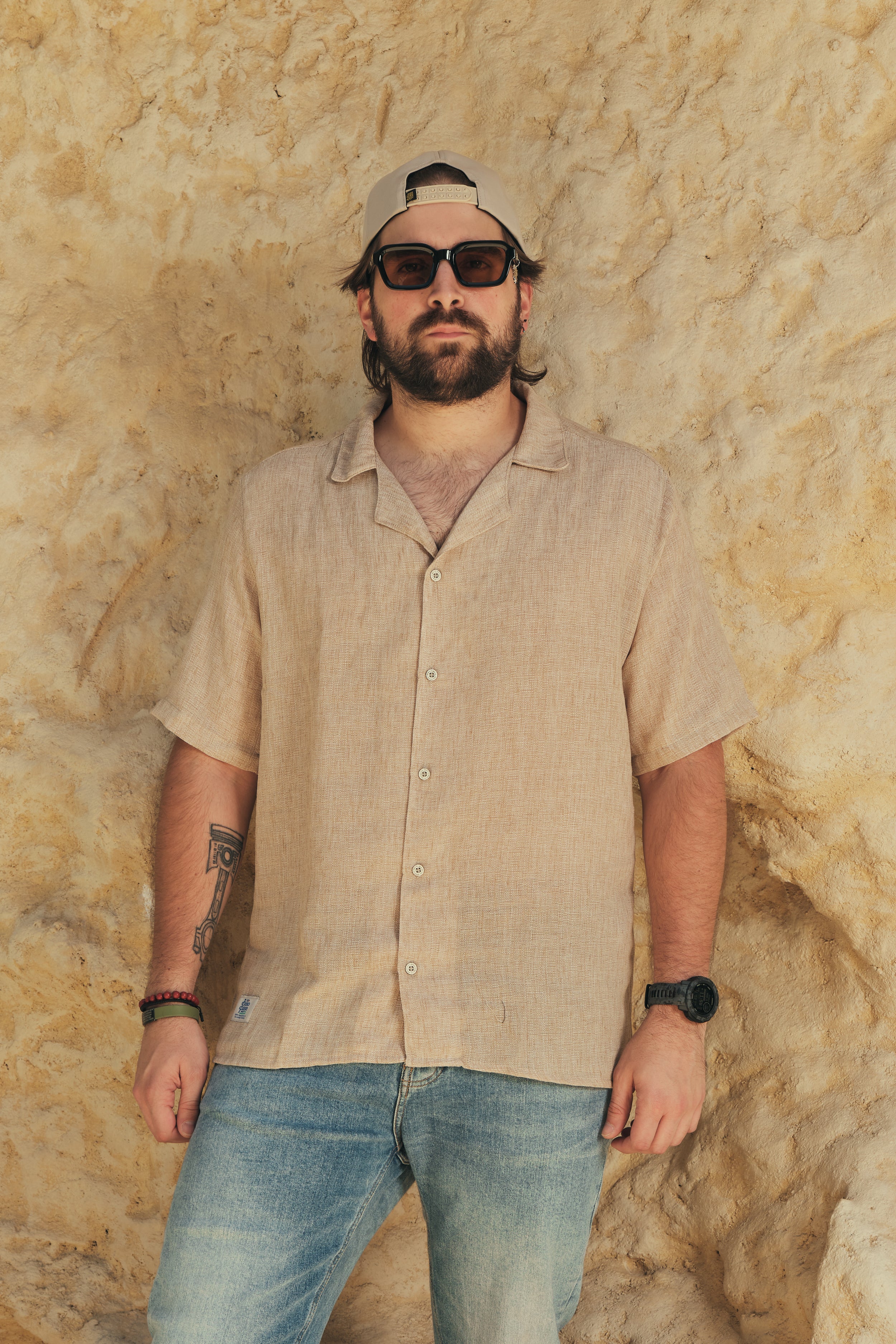 Camisa Masculina Básica Cubana (Pol 100%)