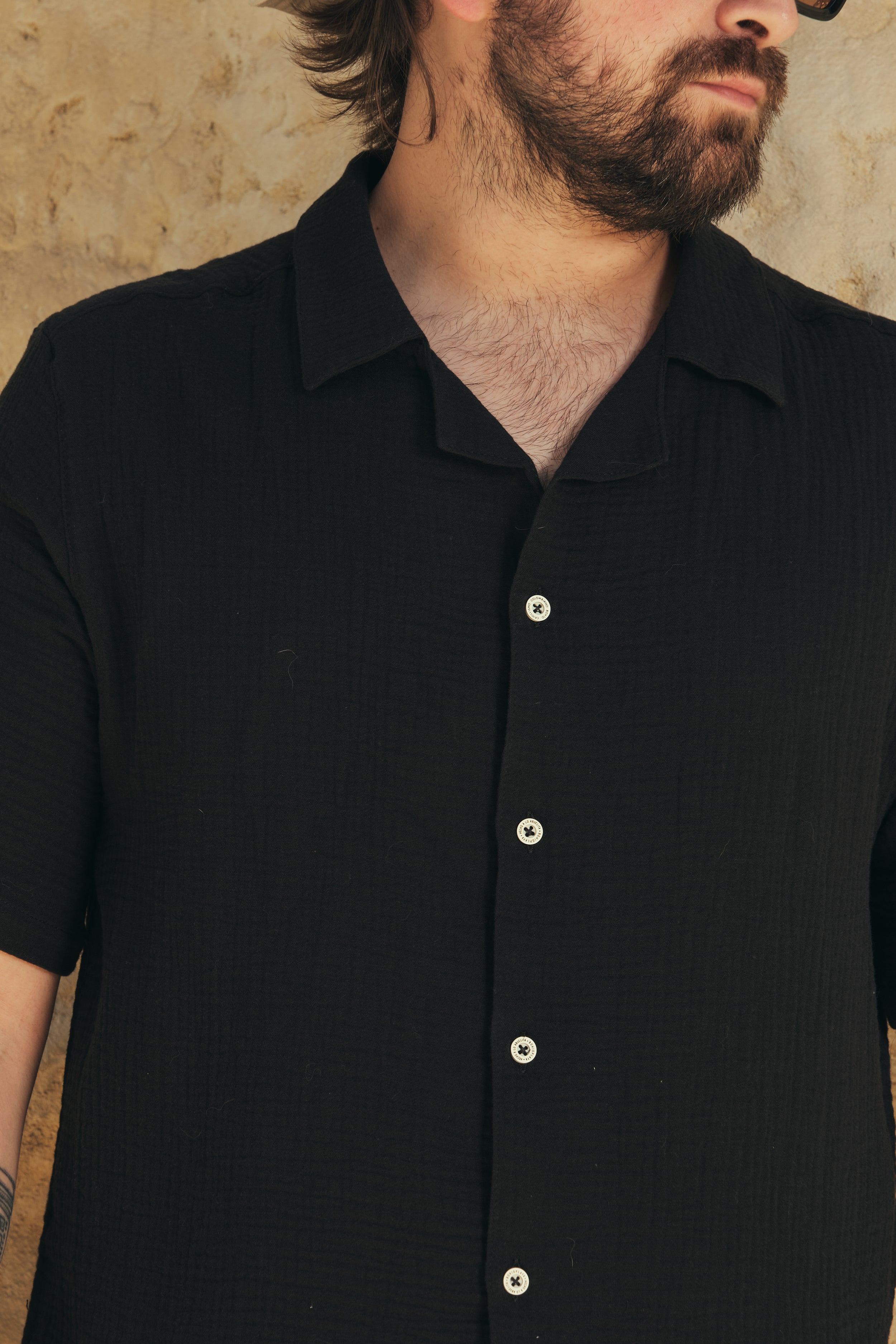Camisa Masculina Básica Veraneo (Algodon 100%)