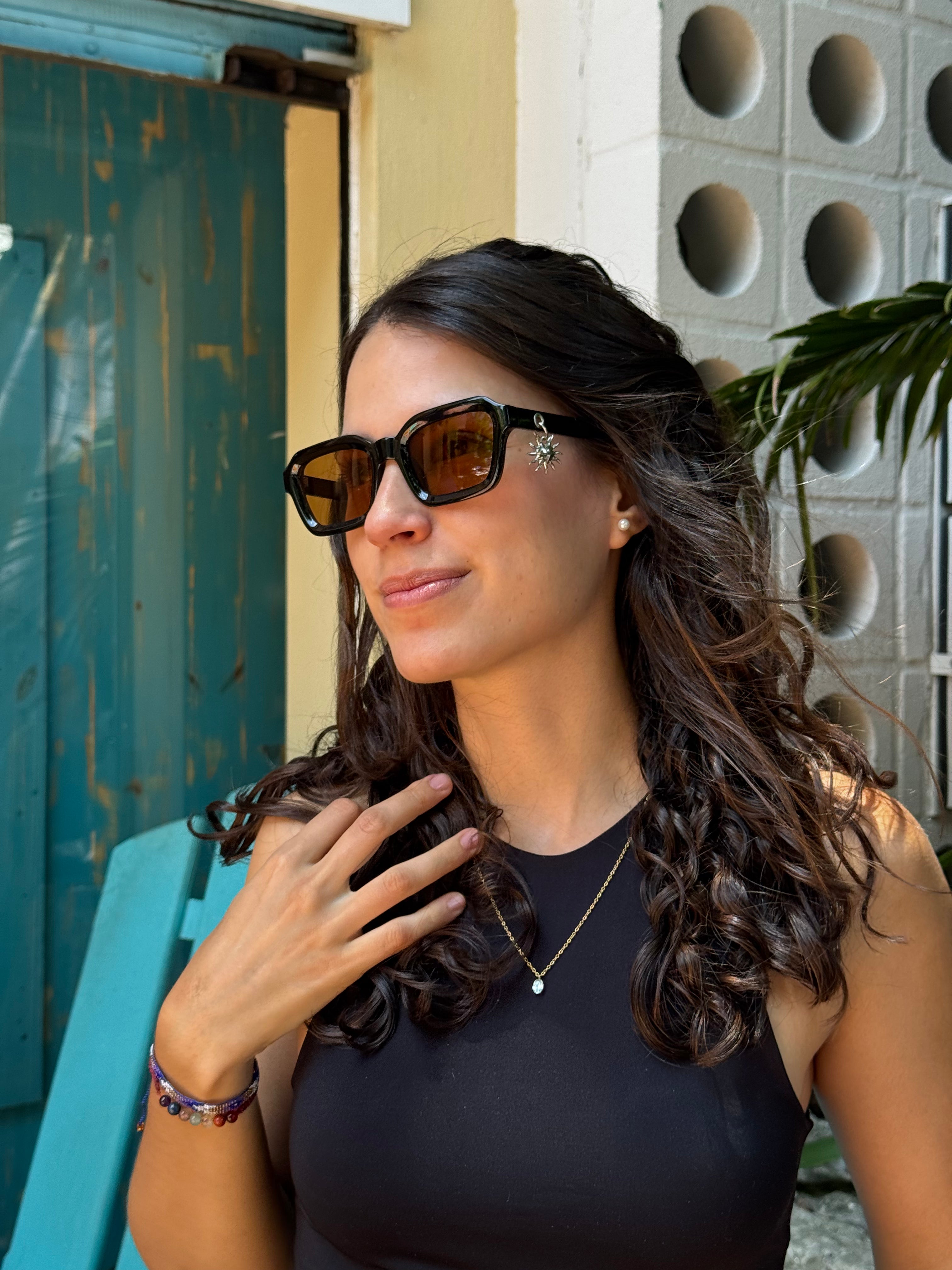 Gafas Buenas Vibras Bohio Sunglasses (Negro-Cafe)