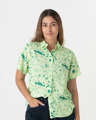 Camisa Mujer Bienestar Verde Menta (Chalis)