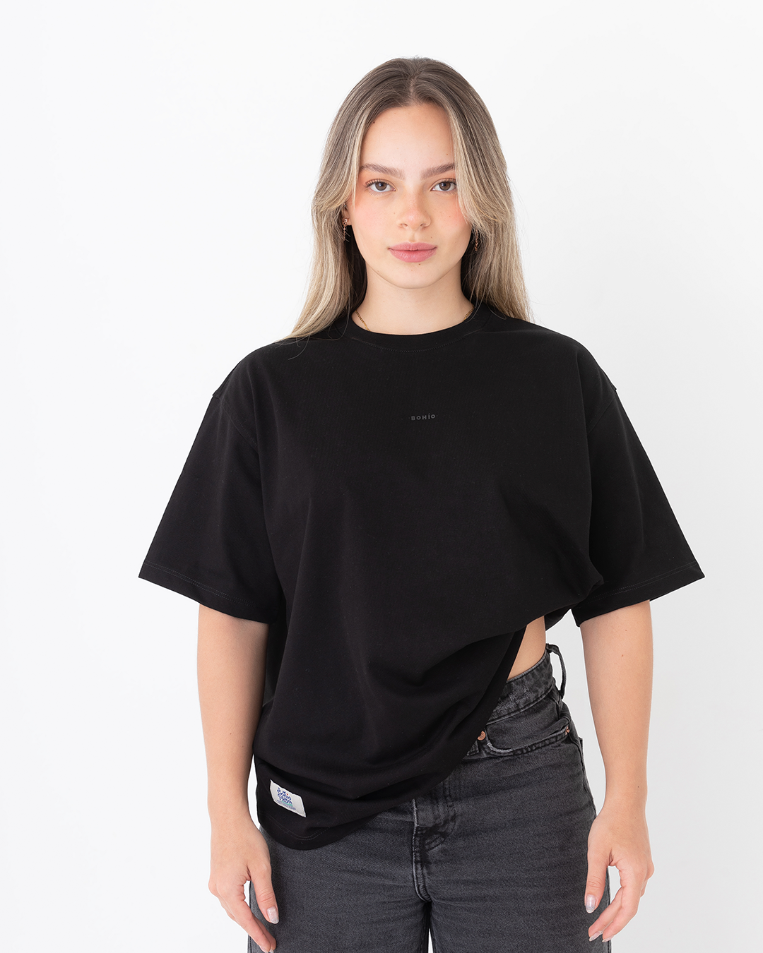 Camiseta Oversize Negro 303 gr