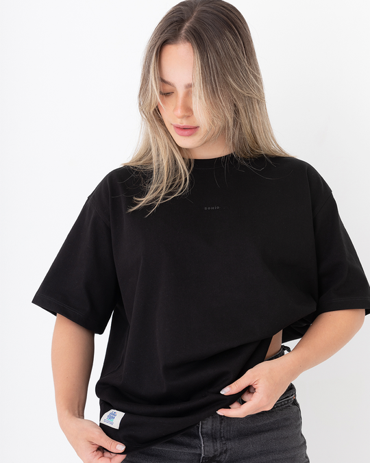 Camiseta Oversize Negro 303 gr