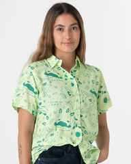 Camisa Mujer Bienestar Verde Menta (Chalis)