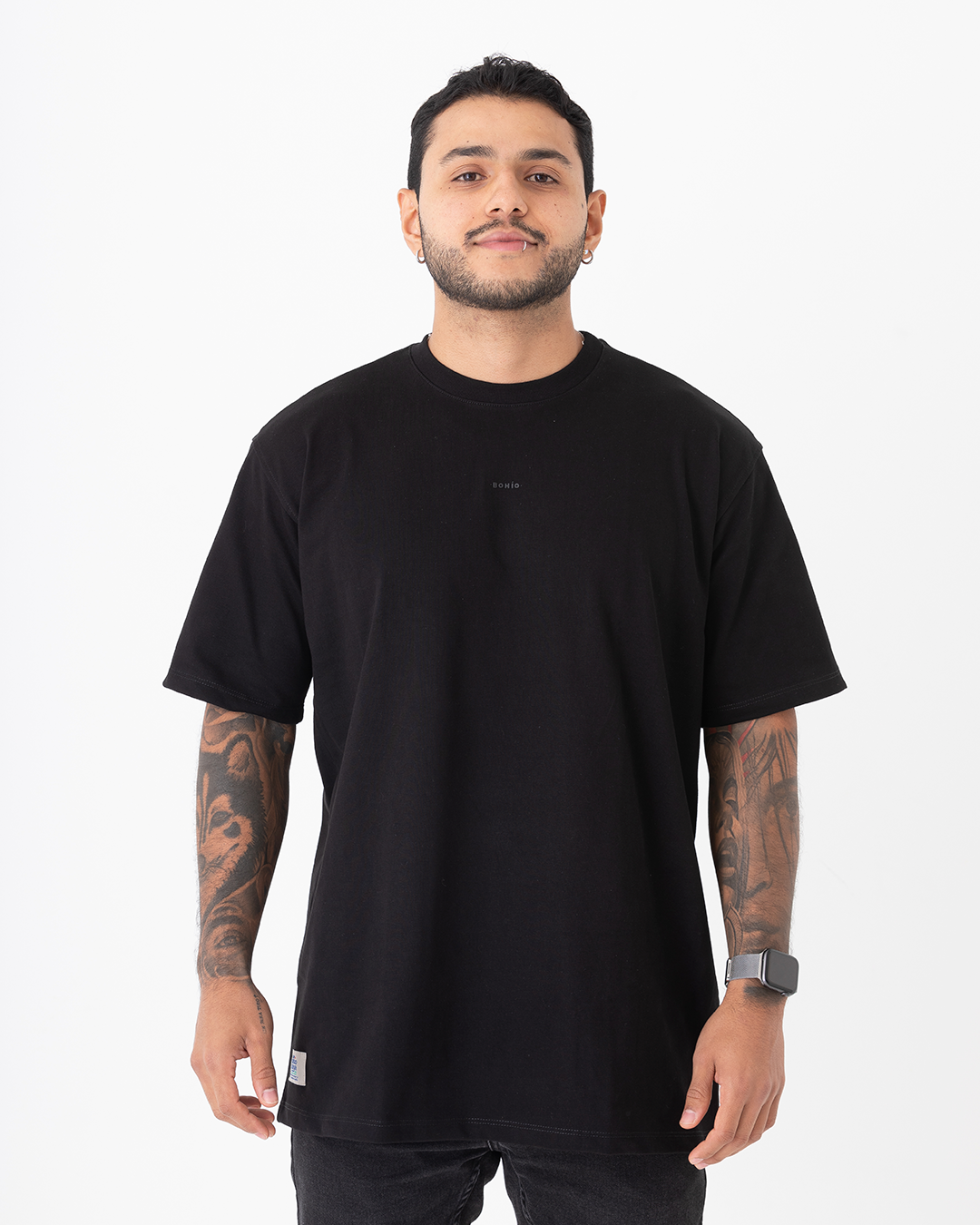 Camiseta Oversize Negro 303 gr