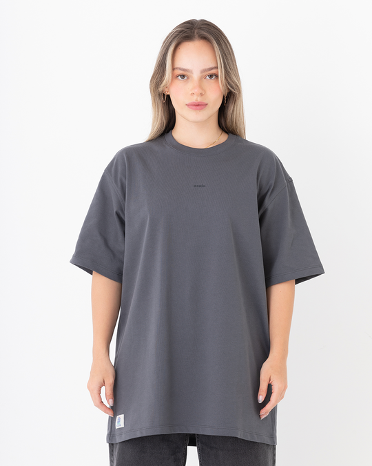 Camiseta Oversize Gris oscuro 303 gr