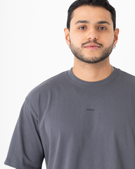 Camiseta Oversize Gris 270 gr