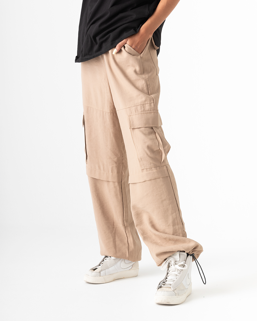 Pantalón Cargo Mujer Caqui