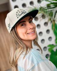 Gorra Unisex Social Club Verde y Beige (Beisbolera)