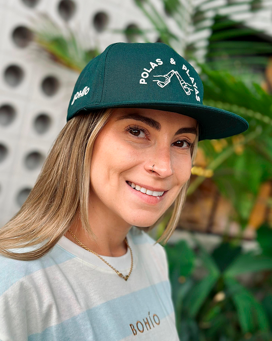 Gorra Unisex Polas y Playas Verde (Beisbolera)