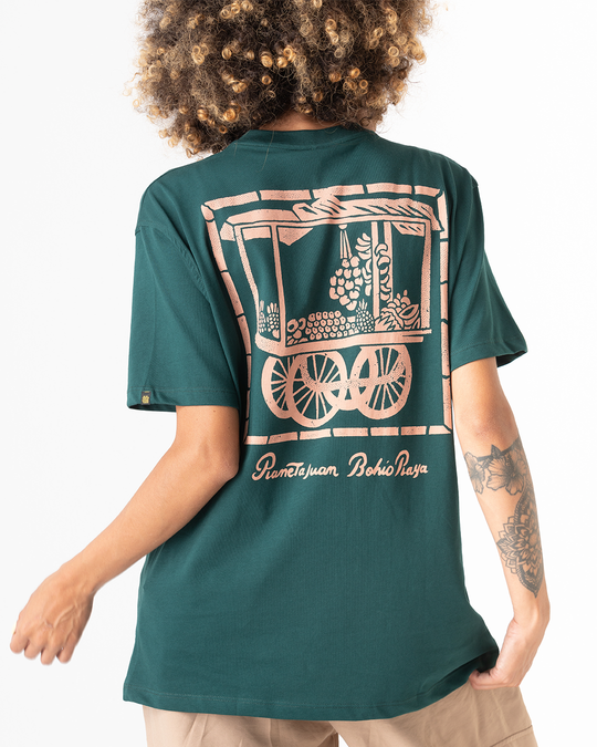 Camiseta unisex Buenaventura Planeta Juan X Bohío (Medio oversize 220gr)