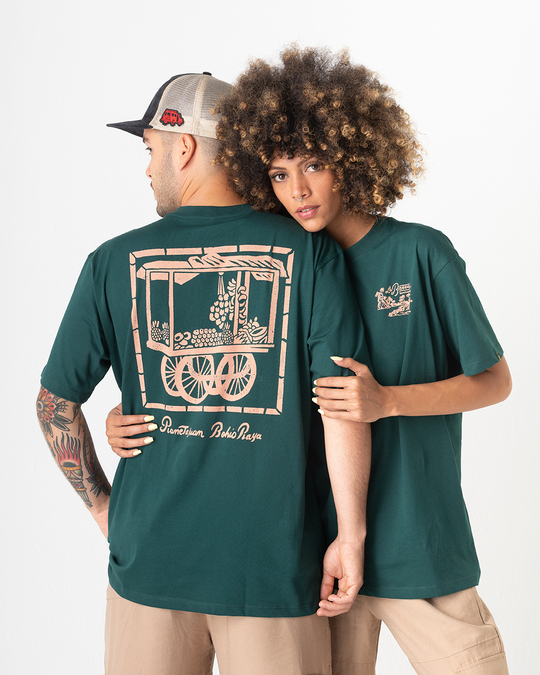 Camiseta unisex Buenaventura Planeta Juan X Bohío (Medio oversize 220gr)