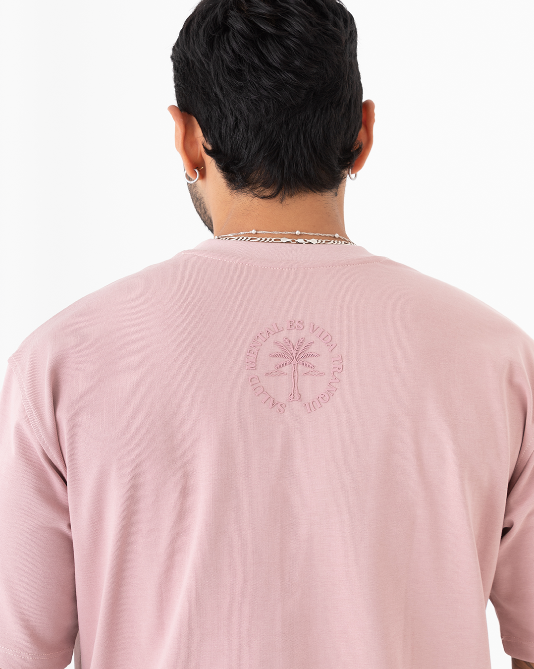 Camiseta Oversize Rosa 303 gr