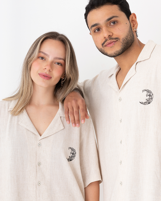 Camisa Unisex Lino Luna