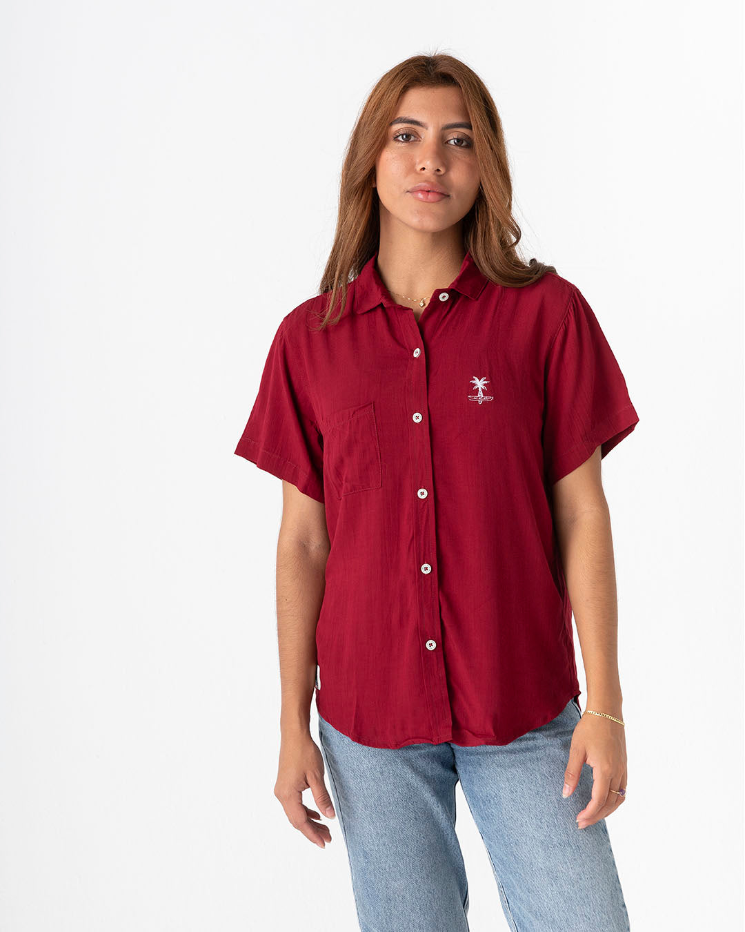 Merlot Color Vino (Camisa mujer)