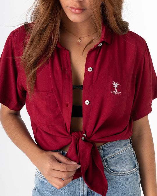 Merlot Color Vino (Camisa mujer)