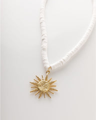 Collar Amanecer Blanco Oro