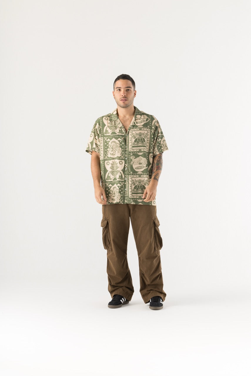 Camisa Masculina Urbania X Bohío (Rayón)