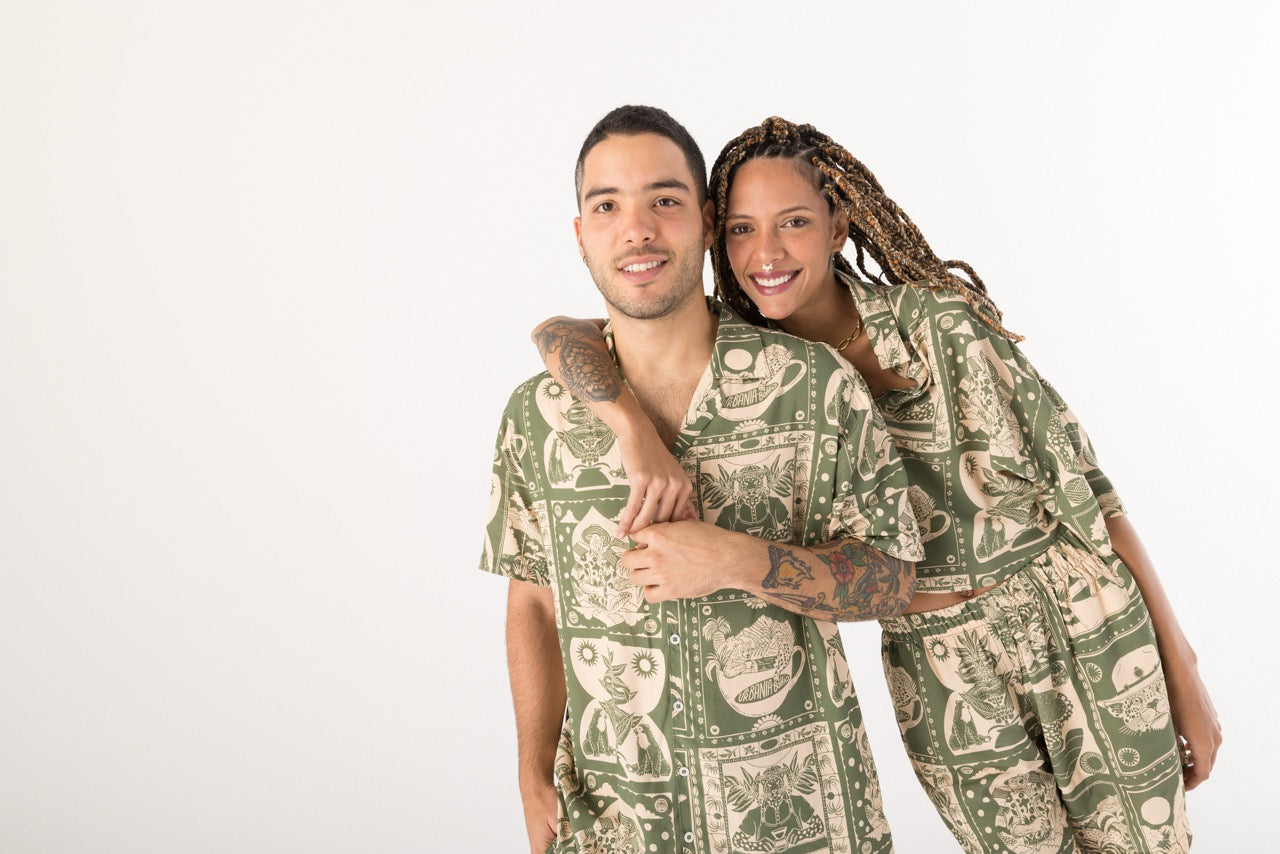 Camisa Masculina Urbania X Bohío (Rayón)