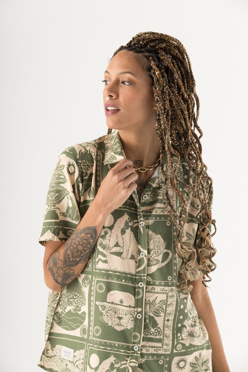 Camisa Mujer Urbania X Bohío (Rayón)