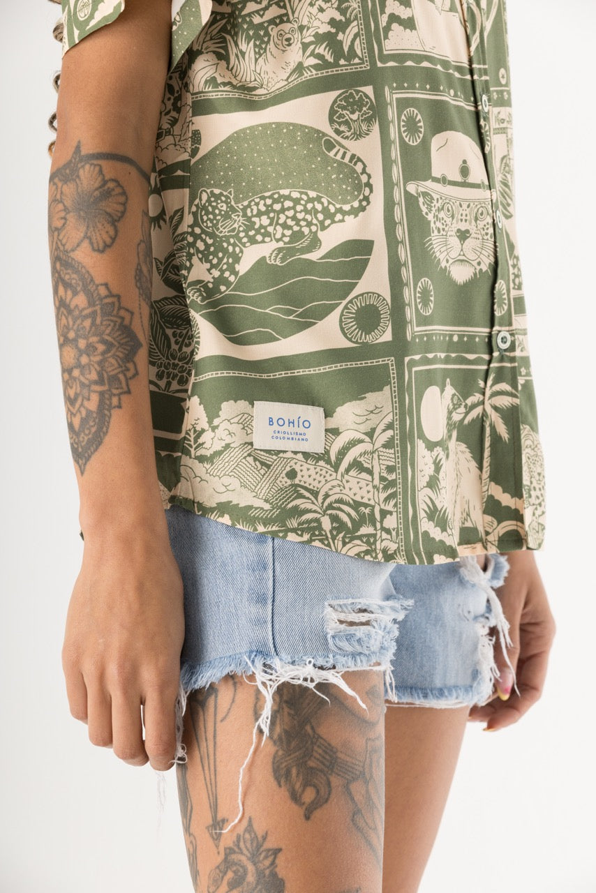 Camisa Mujer Urbania X Bohío (Rayón)