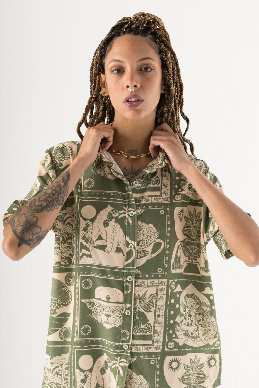Camisa Mujer Urbania X Bohío (Rayón)