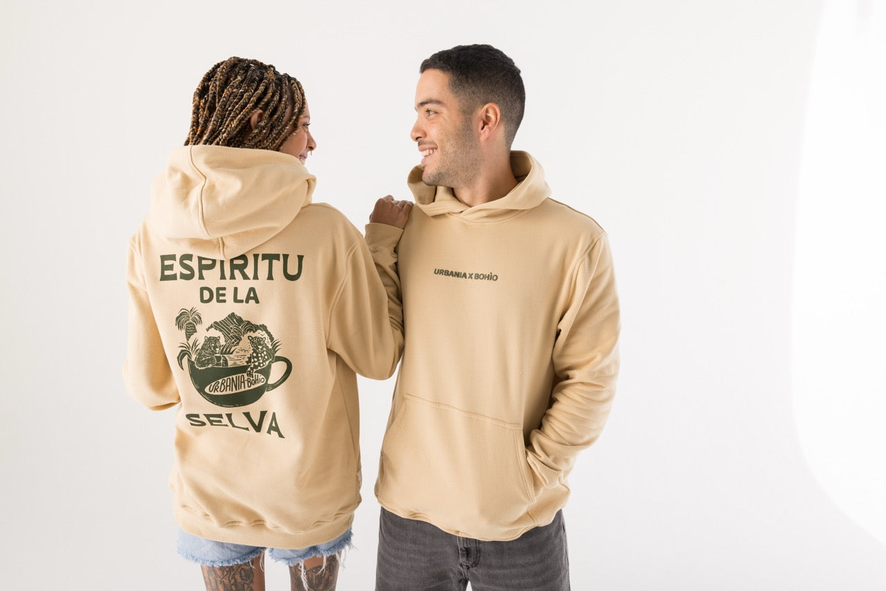 Hoodie Unisex Espíritu Urbania X Bohío (Algodón 100%)