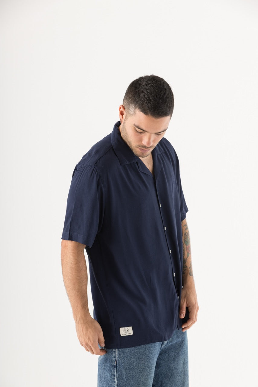 Camisa Hombre Azul Oscuro Malpelo (Chalis)