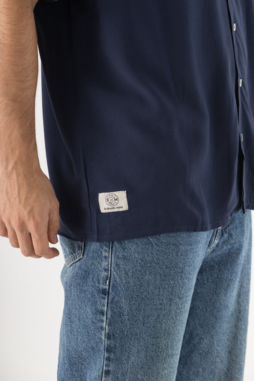 Camisa Hombre Azul Oscuro Malpelo (Chalis)