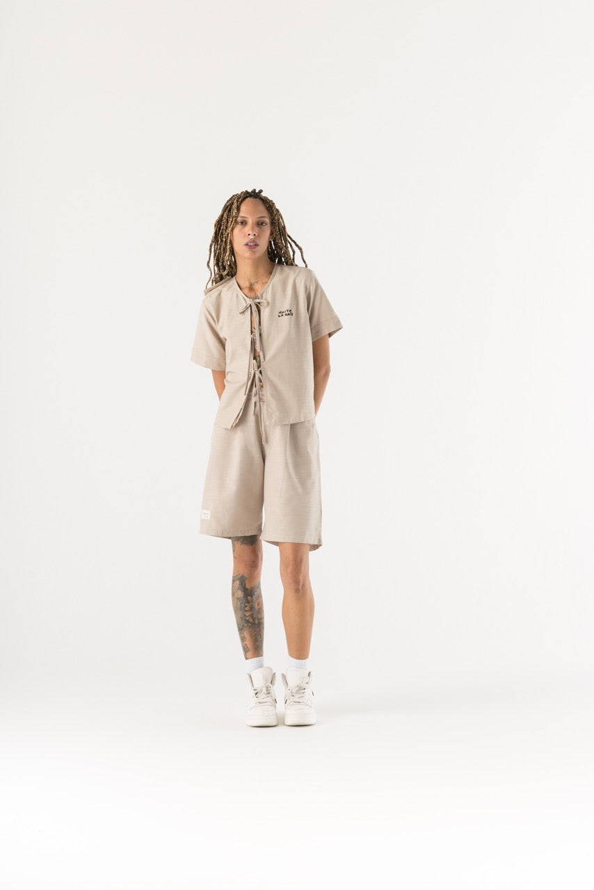 Camisa Básica Tiras Femenina