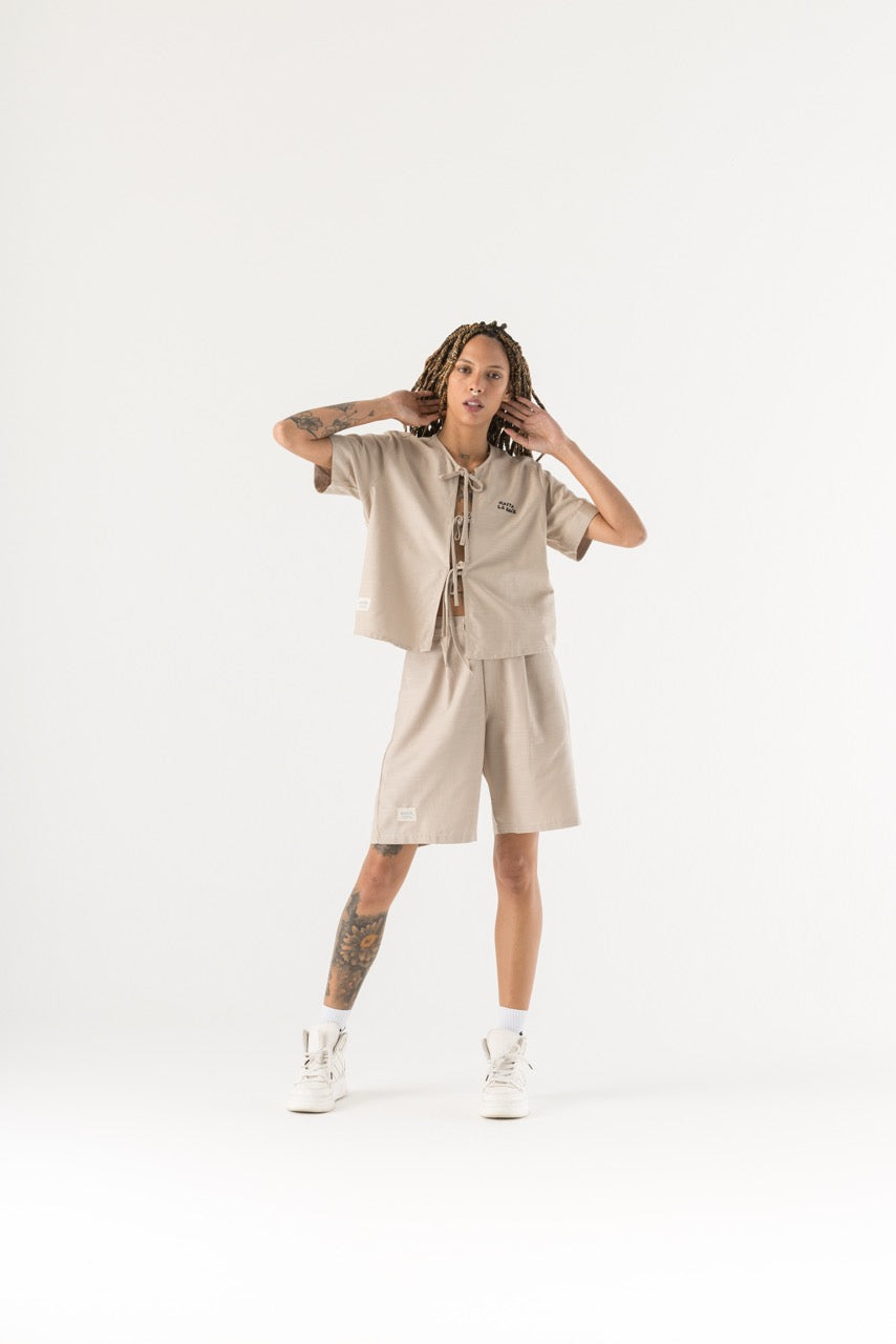 Short Mujer Básico Tipo Bermuda (Rayón)