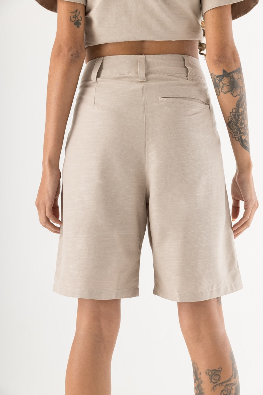 Short Mujer Básico Tipo Bermuda (Rayón)