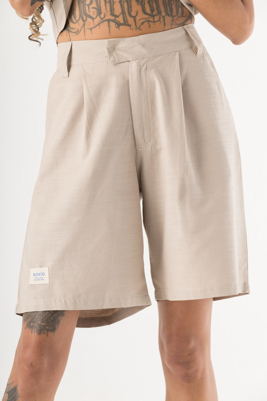 Short Mujer Básico Tipo Bermuda (Rayón)