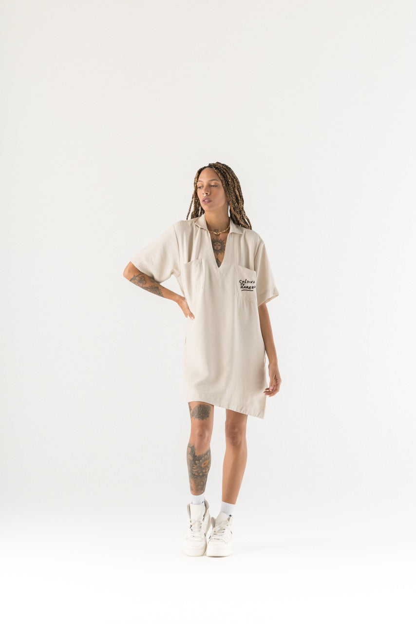 Vestido Básico Corto Femenino (Rayón)