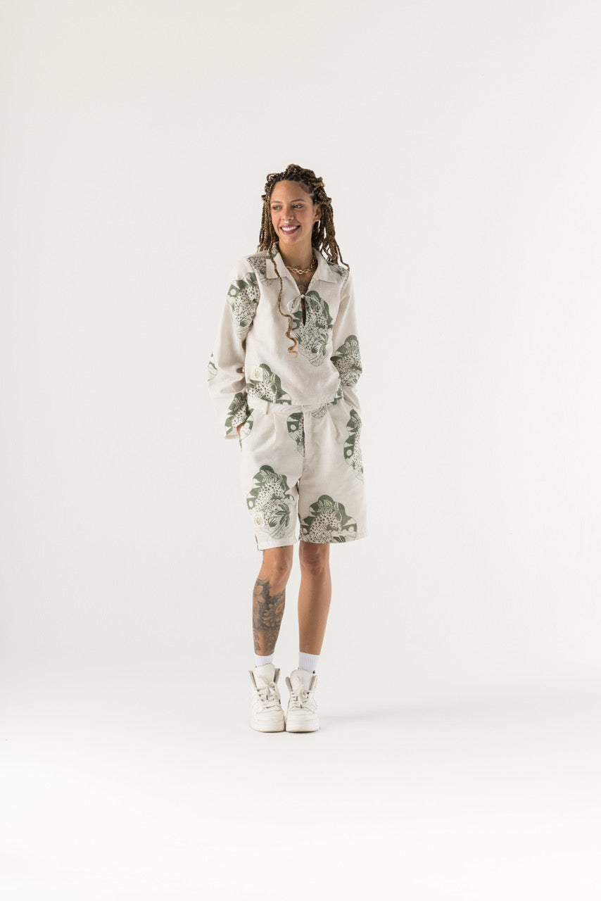 Camisa Manga Larga Mujer Urbania X Bohío (100% Poliéster)