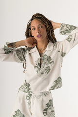 Camisa Manga Larga Mujer Urbania X Bohío (100% Poliéster)