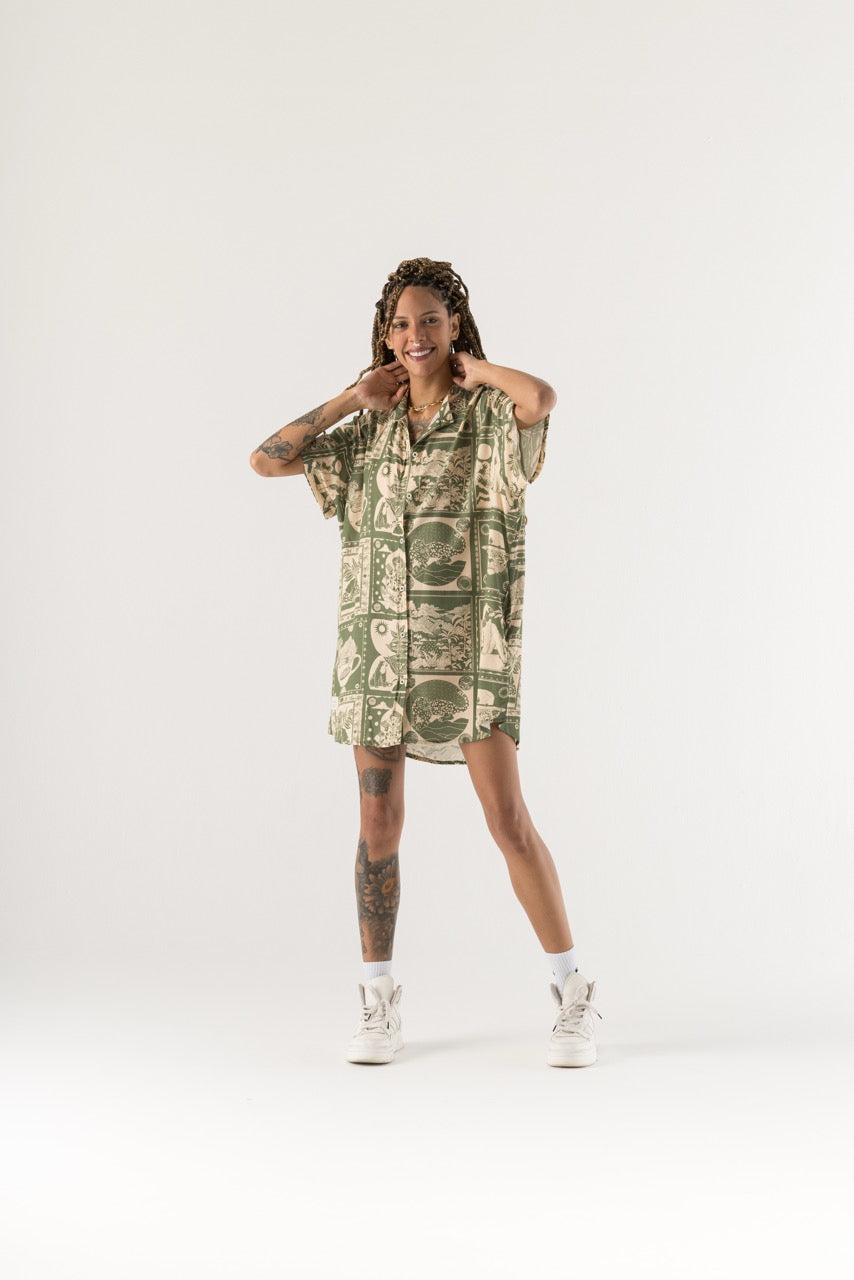 Camisón Mujer Urbania X Bohío (Rayón)